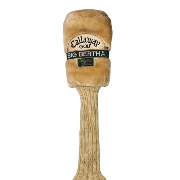 Callaway Golf Big Bertha Ladies Gems Fairway 3 Wood Headcover Beige Plush - Picture 3 of 4